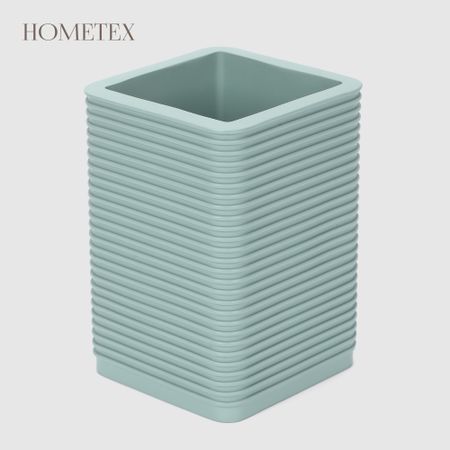Стакан для зубных щёток Hometex Полосы, мята светодиодные полосы подсветки для телевизоров