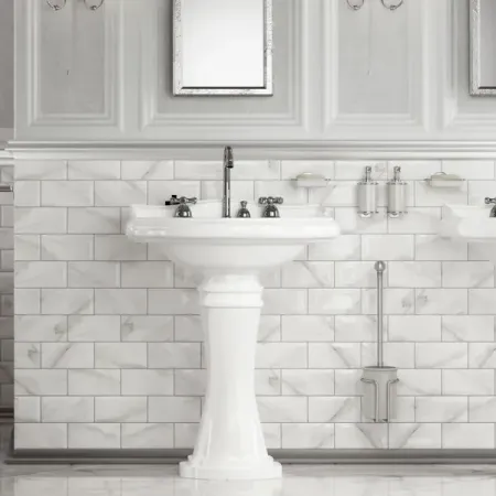 Плитка настенная KREAFORTA Руасси 7.4x15 см 0.89 м² цвет белый