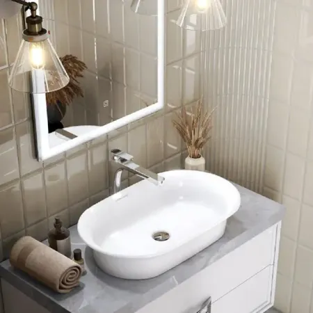 Плитка настенная KREAFORTA Руасси 9.9x20 см 0.792 м² цвет бежевый