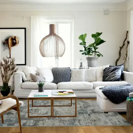 Ковер Merinos Nensi 200x290 см полипропилен L061 цвет бежево-синий ковер merinos point 200х300 см полипропилен l055 синий