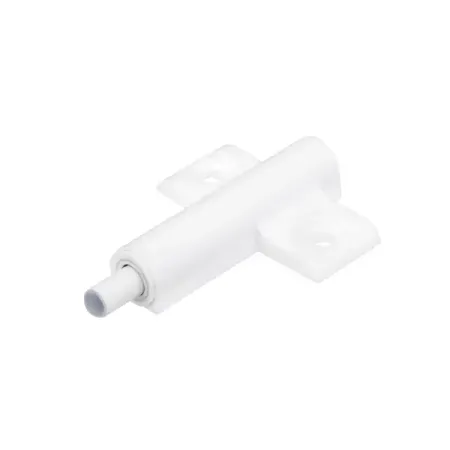 Демпфер мебельный накладной 12x70 мм ПВХ цвет белый черные резиновые прокладки для проводов 13 60 мм