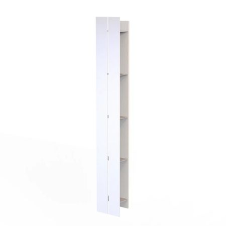 Полка для ванной Flow Skyline пятиярусная 150х96х1000 мм металл белая (Fl-sky-pr15-б) moonbiffy настенная полка для ванной и кухни