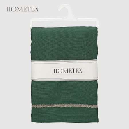 Скатерть Hometex Paros вышивка зеленая 140х240 см aifish скатерть красно зеленая из хлопка