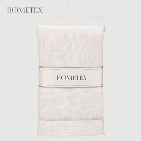 Скатерть Hometex Paros вышивка экрю 140х300 см