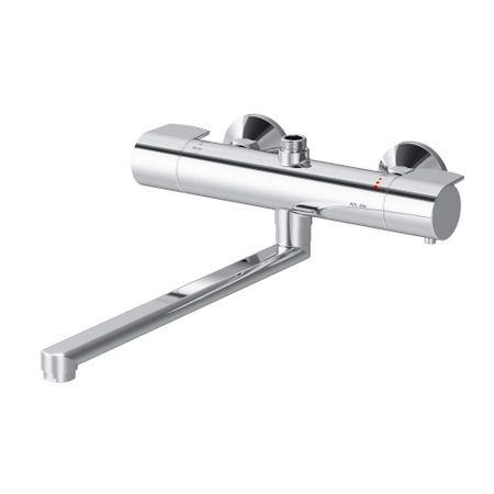 Смеситель для ванны AM.PM X-Joy хром термостатический с длинным изливом без лейки (F85A50900) латунный термостатический картридж hotaan yt 5143