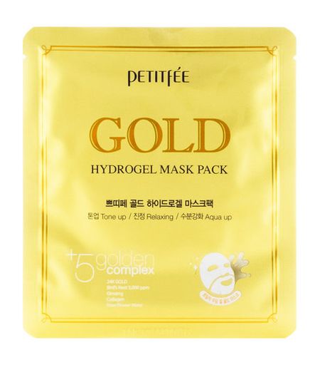 Petitfee Gold Hydrogel Mask Pack комплекс наша мама экстракт трав череда ромашка д куп младенц с перв дней жизни 1 000 мл