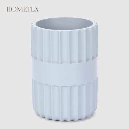 Стакан для зубных щёток Hometex Полосы светло-серый светодиодные полосы подсветки для телевизоров