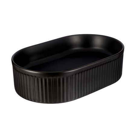 Раковина Corsa Deco Lines 49 см накладная черная (ABLVX49OB)