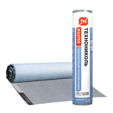 Гидроизоляция плоской кровли Технониколь 8 кв.м ветрозащита для кровли спанлайт ам 37 5х1 6м 60м2