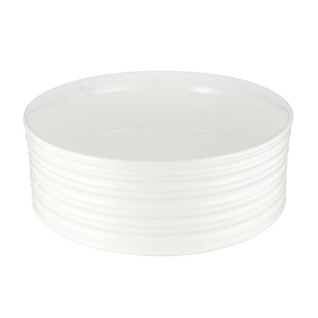 Раковина Corsa Deco Stripe200 38 см накладная белая (ABST38)