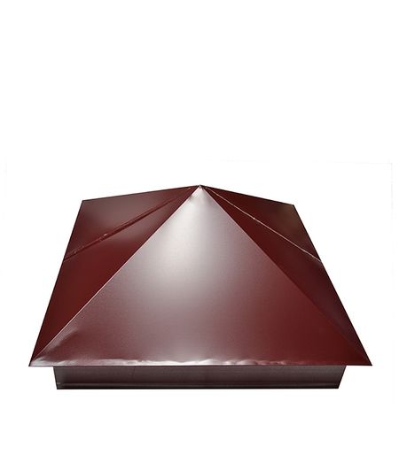 Колпак на столб 400х400 мм красное вино RAL 3005 вино wine guide бастардо столовое красное полусладкое россия 0 75 л