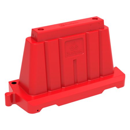 Дорожный блок вставной Экопром 1200 мм 20 л красный искусственные бархатные розы красный 50 штук