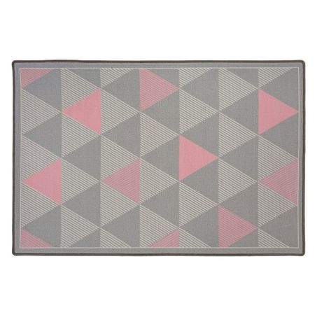 Ковер 1х1,5 м прямоугольный Персей серо-розовый автомобильный грузовой коврик задний багажник багажник коврик для багажника напольный ковер подходит для honda accord 10 2018 автоаксессуары