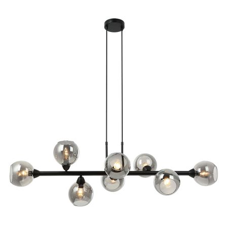 Светильник подвесной Eurosvet Roger Е14 320 Вт 21 кв.м черный IP20 (a047075) светодиодные планки подсветки для телевизоров dexp