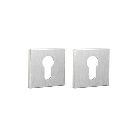 Ключевина Punto ET.K.ARC.Q52 SSC-16 квадратная розетка сатинированный хром (47191)