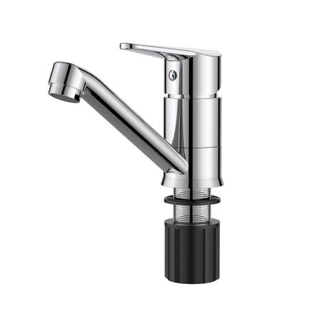 Смеситель для кухни и раковины Voda Breeze однорычажный с поворотным изливом хром (BZ 15)