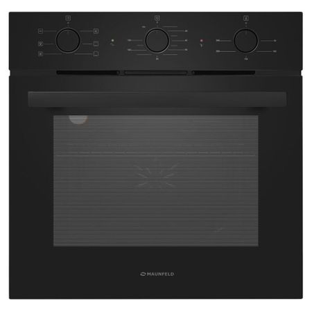 Духовой шкаф электрический встраиваемый Maunfeld AEOF6060B2 595 мм черный духовой шкаф электрический встраиваемый lex edp 093 595 мм кремовый chao000324