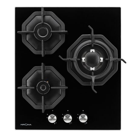 Варочная панель газовая Krona Albero 45 3 конфорки черная варочная панель индукционная krona genesis max 60 bl 4 конфорки