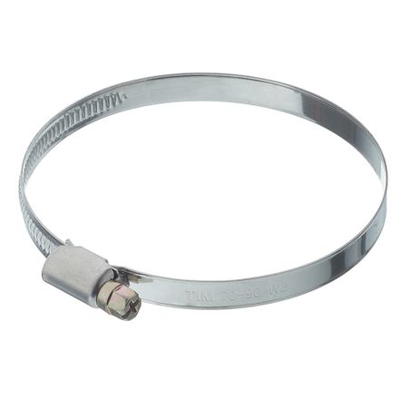 Хомут червячный обжимной 70-90 мм нержавеющая сталь (2 шт.) гайки бабочки azkd din315 нержавеющая   оцинкованные м3 м12