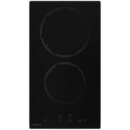 Варочная панель электрическая Krona Edel 30 BL TK 2 конфорки черная