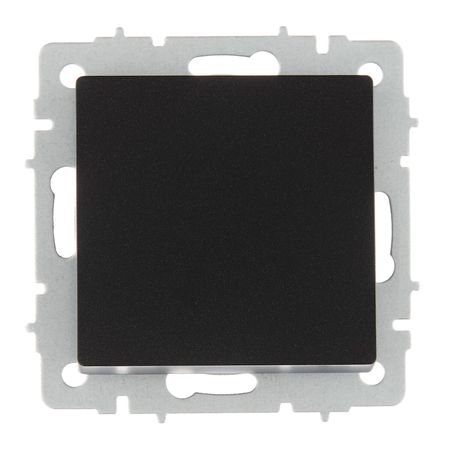 Выключатель IEK Brite ВС10-1-3-БрЧ одноклавишный встраиваемый черный перекрестный (BR-V13-0-10-K02)