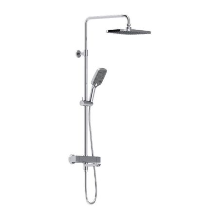 Душевая система Damixa Gala с верхним душем с лейкой с изливом хром (953810000)