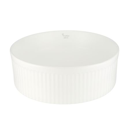 Раковина Corsa Deco Lines 37 см накладная белая матовая (ABLVX37MW)