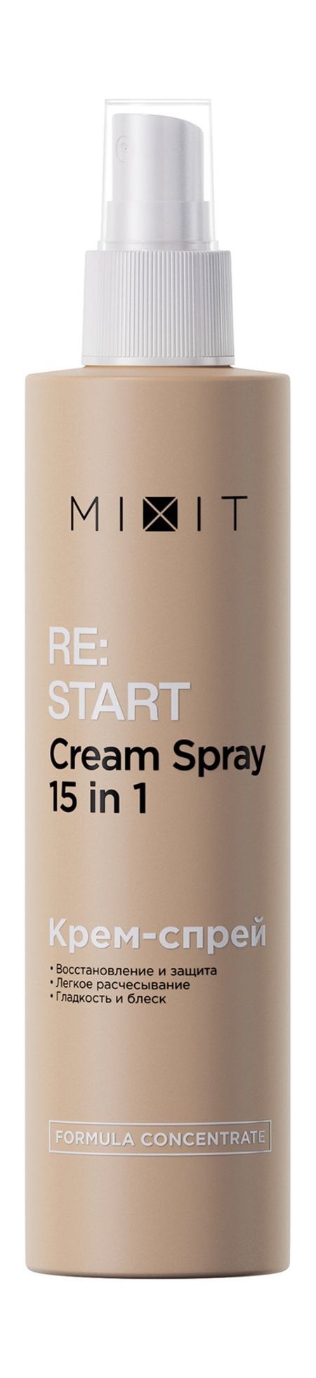 Mixit Re:Start Perfect Hair Cream Spray 15-in-1 крем краска стойкая для волос палетт 9 14 жемчужный светло русый защита от вымывания а 110 мл