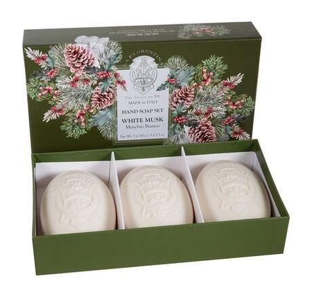 La Florentina Xmas Collection White Musk Soap Set