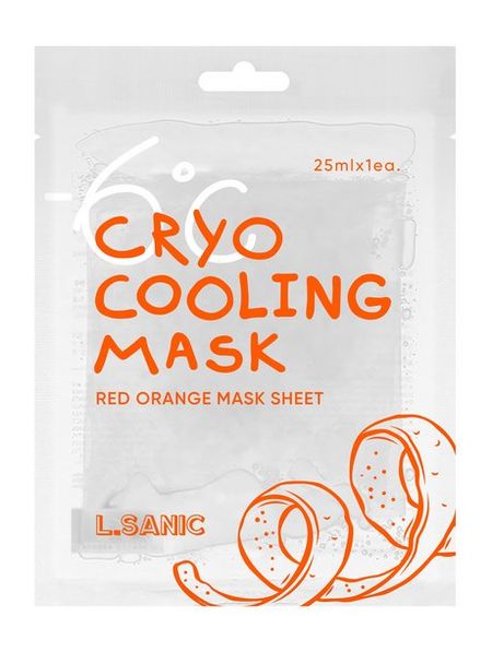 L.sanic Red Orange Cryo Cooling Sheet Mask