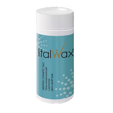Присыпка для тела ITALWAX Тальк косметический с ментолом воск italwax водорастворимый в банке 400мл 600 гр ультра мягкий