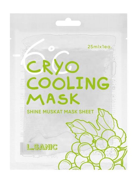 L.sanic Shine Muskat Cryo Cooling Sheet Mask