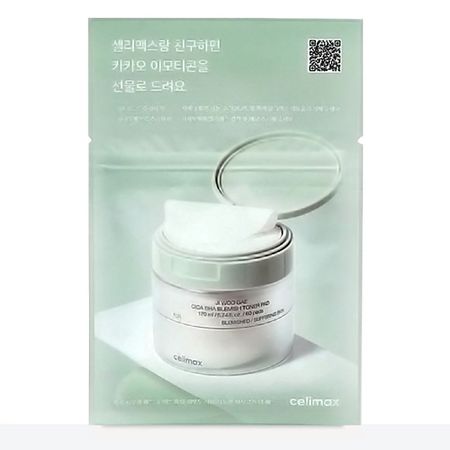 Диски тонизирующие для лица CELIMAX Тонер-пэды с кислотами Ji Woo Gae Cica BHA Blemish Toner Pad режущие диски jigong 10 шт