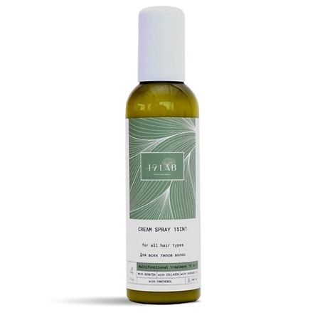 Спрей для ухода за волосами 19LAB Крем-спрей несмываемый 15 в 1 спрей для ухода за волосами wistery парфюмированный крем спрей для ухода за волосами с термозащитой