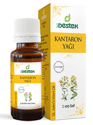 Масло для тела DESTEK Косметическое масло зверобоя для массажа, для лица, для волос