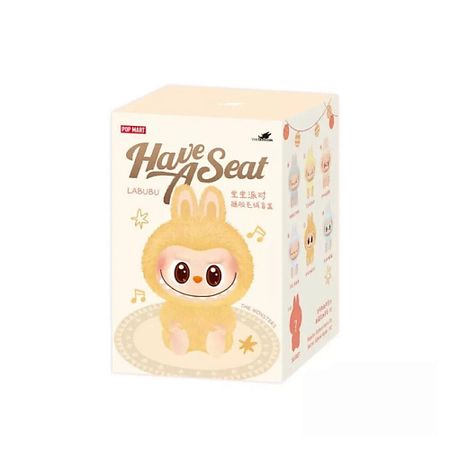 Мягкая игрушка POP MART Игрушка Labubu The Monsters Have A Seat, 1шт, 15см