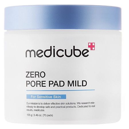 Патчи для лица MEDICUBE Тонизирующие пилинг-диски для лица Zero Pore Pads Mild режущие диски jigong 10 шт