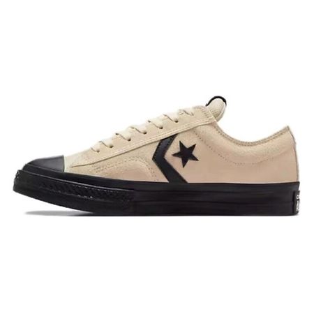 Кроссовки CONVERSE Кроссовки Star Player 76 Non-slip Lightweight Low-Top Skateboard Shoes Unisex Beige Black тена подгузники для взрослых slip s 30