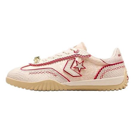 Кроссовки CONVERSE Кроссовки Run Star Trainer Anti-Slip Wear-Resistant Low-Top Training Shoes Unisex Beige Red тена подгузники для взрослых slip s 30