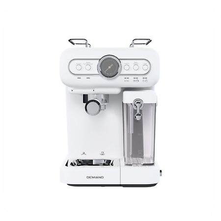 Кофеварка DEMIAND Кофеварка рожковая RETRO 3 в 1 С АВТОМАТИЧЕСКИМ КАПУЧИНАТОРОМ