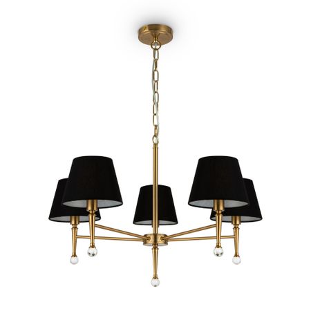 Светильник подвесной Freya FR5190PL-05BS алюминиевые бусины jingle bells