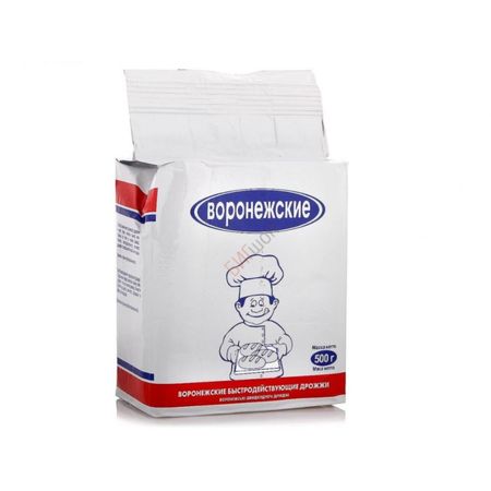 Дрожжи Воронежские 500 г, 20 шт дрожжи пивные с серой эвисент 0 5 г 60 шт таблетки