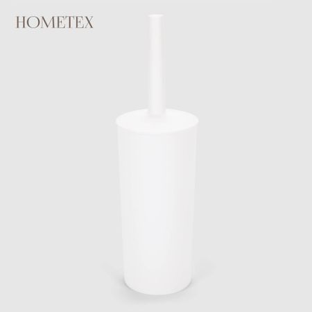 Держатель с ёршиком Hometex полипропилен, белый