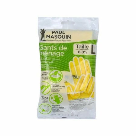 Перчатки хозяйственные Paul Masquin латекс L курносики бутылочка 125 мл 11002 латекс соска