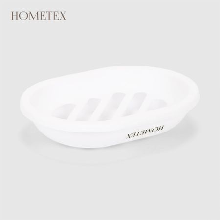 Мыльница Hometex из полипропилена, белая