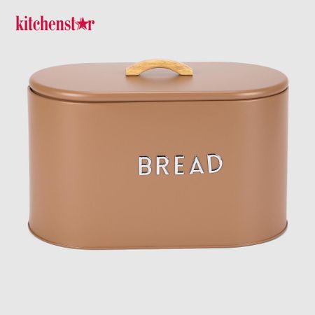 Хлебница Kitchenstar коричневый 10,5 л хлебница овальная evle elegance er0025a