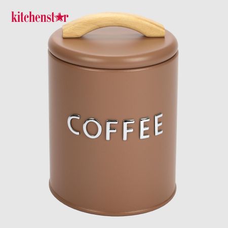 Банка для хранения кофе Kitchenstar коричневый 1,2 л