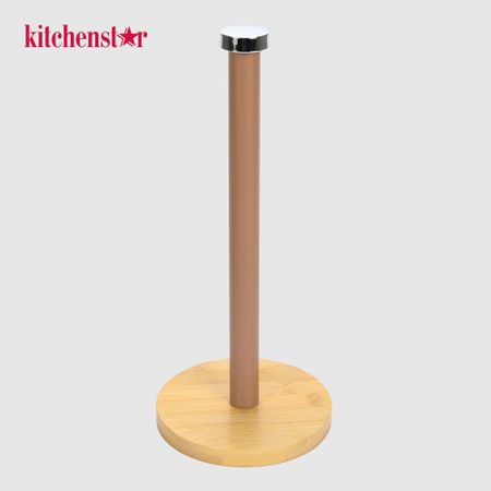 Держатель для бумажных полотенец Kitchenstar коричневый держатель рулонного полотенца 30 см муар