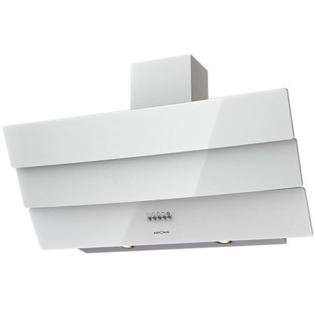 Кухонная вытяжка наклонная Krona Inga 900 White push button 90 см белая