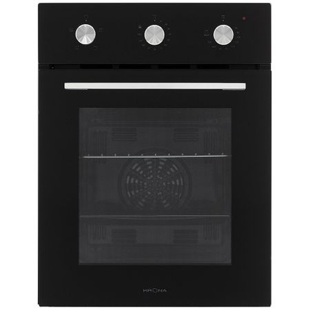 Духовой шкаф электрический встраиваемый Krona Linde 45 BL 447 мм черный духовой шкаф электрический встраиваемый lex edp 093 595 мм кремовый chao000324